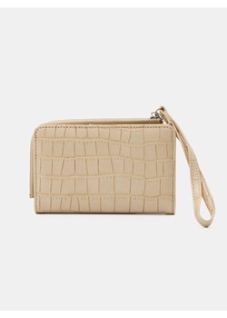 Sinsay - Portfel z imitacji krokodylej skóry - kremowy ze sklepu Sinsay w kategorii Portfele damskie - zdjęcie 188483177