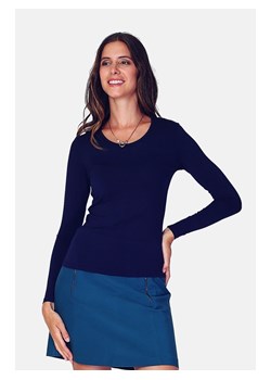 ASSUILI Koszulka w kolorze granatowym ze sklepu Limango Polska w kategorii Bluzki damskie - zdjęcie 188483298