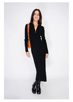 ASSUILI Kaszmirowa sukienka dzianinowa w kolorze czarnym ze sklepu Limango Polska w kategorii Sukienki - zdjęcie 188483507