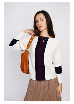 ASSUILI Kaszmirowy sweter w kolorze białym ze sklepu Limango Polska w kategorii Swetry damskie - zdjęcie 188483579