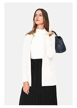 ASSUILI Kardigan w kolorze kremowym ze sklepu Limango Polska w kategorii Swetry damskie - zdjęcie 188483666