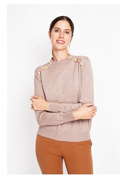 ASSUILI Sweter w kolorze beżowym ze sklepu Limango Polska w kategorii Swetry damskie - zdjęcie 188483735