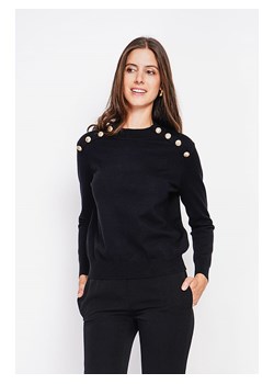 ASSUILI Sweter w kolorze czarnym ze sklepu Limango Polska w kategorii Swetry damskie - zdjęcie 188483745