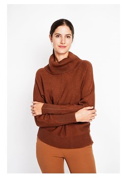 ASSUILI Sweter w kolorze jasnobrązowym ze sklepu Limango Polska w kategorii Swetry damskie - zdjęcie 188483776