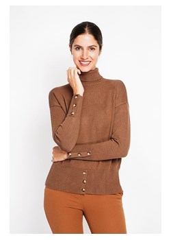 ASSUILI Golf w kolorze jasnobrązowym ze sklepu Limango Polska w kategorii Swetry damskie - zdjęcie 188483835