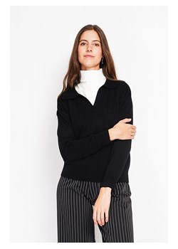 ASSUILI Sweter w kolorze czarnym ze sklepu Limango Polska w kategorii Swetry damskie - zdjęcie 188483915