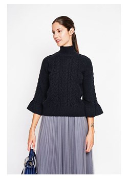 ASSUILI Sweter w kolorze czarnym ze sklepu Limango Polska w kategorii Swetry damskie - zdjęcie 188484015