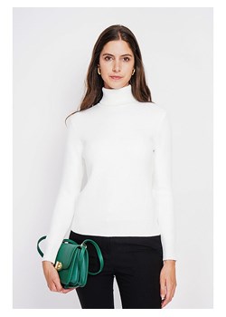 ASSUILI Golf w kolorze białym ze sklepu Limango Polska w kategorii Swetry damskie - zdjęcie 188484149