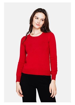 ASSUILI Sweter w kolorze bordowym ze sklepu Limango Polska w kategorii Swetry damskie - zdjęcie 188484229