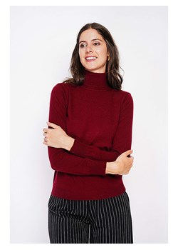 ASSUILI Golf w kolorze bordowym ze sklepu Limango Polska w kategorii Swetry damskie - zdjęcie 188484258