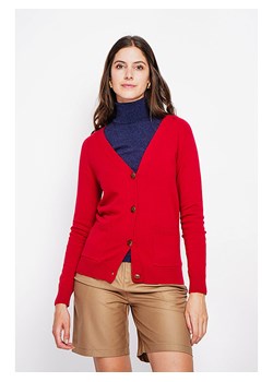 ASSUILI Kardigan w kolorze czerwonym ze sklepu Limango Polska w kategorii Swetry damskie - zdjęcie 188484306