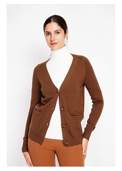 ASSUILI Kardigan w kolorze brązowym ze sklepu Limango Polska w kategorii Swetry damskie - zdjęcie 188484316