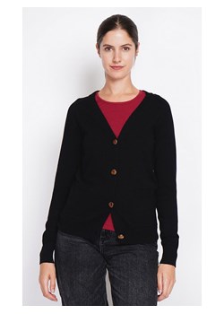 ASSUILI Kardigan w kolorze czarnym ze sklepu Limango Polska w kategorii Swetry damskie - zdjęcie 188484326