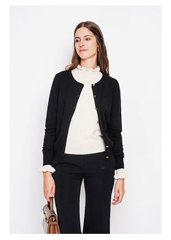 ASSUILI Kardigan w kolorze czarnym ze sklepu Limango Polska w kategorii Swetry damskie - zdjęcie 188484355