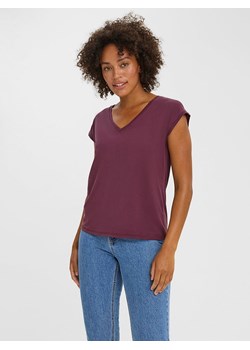 Vero Moda Koszulka w kolorze fioletowym ze sklepu Limango Polska w kategorii Bluzki damskie - zdjęcie 188484608
