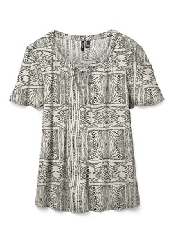 Vero Moda Bluzka w kolorze kremowo-czarnym ze sklepu Limango Polska w kategorii Bluzki damskie - zdjęcie 188484738