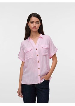 Vero Moda Bluzka w kolorze jasnoróżowym ze sklepu Limango Polska w kategorii Koszule damskie - zdjęcie 188484788