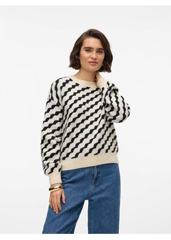 Vero Moda Sweter w kolorze kremowo-czarnym ze sklepu Limango Polska w kategorii Swetry damskie - zdjęcie 188484808