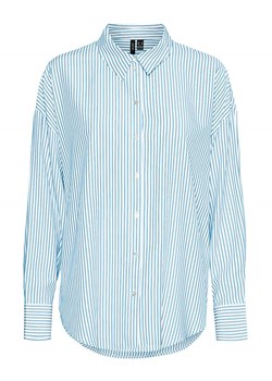 Vero Moda Bluzka w kolorze błękitno-białym ze sklepu Limango Polska w kategorii Koszule damskie - zdjęcie 188484936