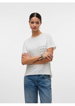 Vero Moda Koszulka w kolorze białym ze sklepu Limango Polska w kategorii Bluzki damskie - zdjęcie 188484988