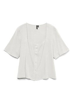 Vero Moda Bluzka w kolorze białym ze sklepu Limango Polska w kategorii Koszule damskie - zdjęcie 188485007
