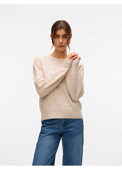 Vero Moda Sweter w kolorze beżowym ze sklepu Limango Polska w kategorii Swetry damskie - zdjęcie 188485178