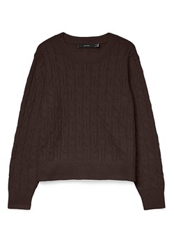 Vero Moda Sweter w kolorze ciemnobrązowym ze sklepu Limango Polska w kategorii Swetry damskie - zdjęcie 188485429