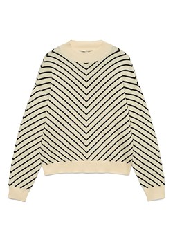Vero Moda Sweter w kolorze beżowo-czarnym ze sklepu Limango Polska w kategorii Swetry damskie - zdjęcie 188485465