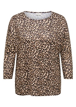 ONLY Carmakoma Bluzka w kolorze jasnobrązowym ze sklepu Limango Polska w kategorii Bluzki damskie - zdjęcie 188485817