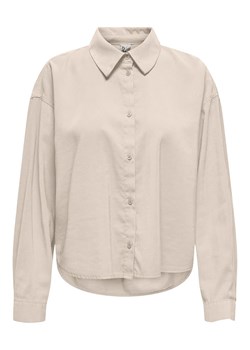 ONLY Bluzka w kolorze beżowym ze sklepu Limango Polska w kategorii Koszule damskie - zdjęcie 188486039