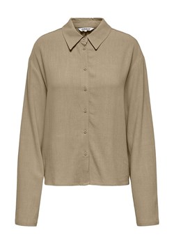 ONLY Bluzka w kolorze szarobrązowym ze sklepu Limango Polska w kategorii Koszule damskie - zdjęcie 188486045