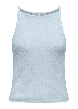 ONLY Top dzianinowy w kolorze błękitnym ze sklepu Limango Polska w kategorii Bluzki damskie - zdjęcie 188486168