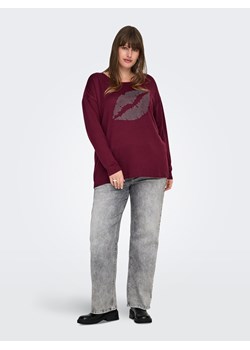 ONLY Sweter w kolorze bordowym ze sklepu Limango Polska w kategorii Swetry damskie - zdjęcie 188486536
