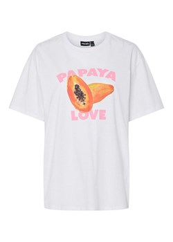 Pieces Koszulka "Thea" w kolorze białym ze sklepu Limango Polska w kategorii Bluzki damskie - zdjęcie 188486679