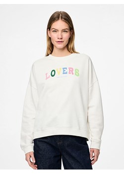 Pieces Bluza "Tove" w kolorze białym ze sklepu Limango Polska w kategorii Bluzy damskie - zdjęcie 188486696