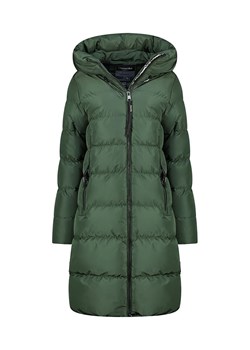 Canadian Peak Płaszcz zimowy "Aprileak" w kolorze ciemnozielonym ze sklepu Limango Polska w kategorii Kurtki damskie - zdjęcie 188489428