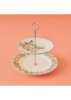 BELLA MAISON Etażerka "Vintage" w kolorze kremowym ze wzorem ze sklepu Limango Polska w kategorii Misy i tace dekoracyjne - zdjęcie 188489645