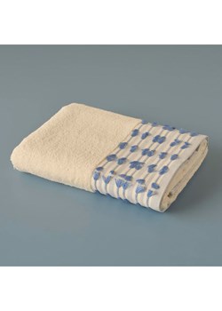 BELLA MAISON Ręcznik kąpielowy "Tassel" w kolorze kremowo-niebieskim - 150 x 90 cm ze sklepu Limango Polska w kategorii Ręczniki - zdjęcie 188489695