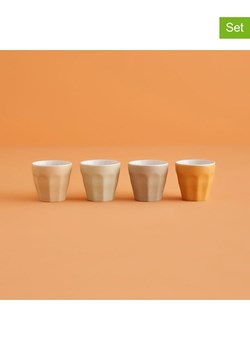 BELLA MAISON Kubki (4 szt.) w kolorze pomarańczowo-brązowo-beżowym do kawy - 90 ml ze sklepu Limango Polska w kategorii Dzbanki i zaparzacze - zdjęcie 188489886