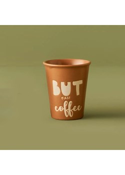 BELLA MAISON Kubek "First Espresso" w kolorze pomarańczowym do kawy - 100 ml ze sklepu Limango Polska w kategorii Dzbanki i zaparzacze - zdjęcie 188489917