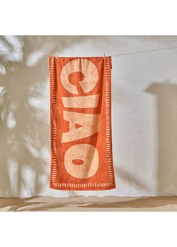 BELLA MAISON Ręcznik plażowy "Ciao" w kolorze pomarańczowym - 150 x 90 cm ze sklepu Limango Polska w kategorii Ręczniki - zdjęcie 188490287