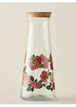 BELLA MAISON Karafka "Rose" w kolorze szaroróżowym - 1,15 l ze sklepu Limango Polska w kategorii Dzbanki i zaparzacze - zdjęcie 188490356