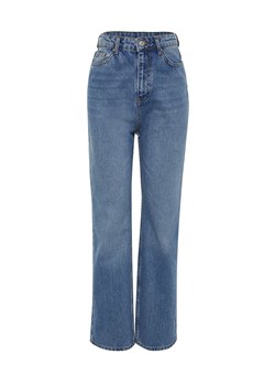 trendyol Dżinsy - Comfort fit - w kolorze niebieskim ze sklepu Limango Polska w kategorii Jeansy damskie - zdjęcie 188490397