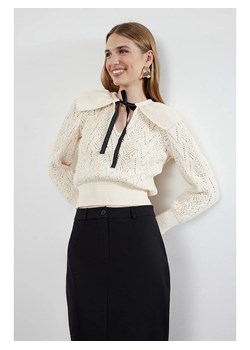 trendyol Sweter w kolorze kremowym ze sklepu Limango Polska w kategorii Swetry damskie - zdjęcie 188490779