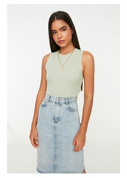 trendyol Top w kolorze jasnozielonym ze sklepu Limango Polska w kategorii Bluzki damskie - zdjęcie 188490816