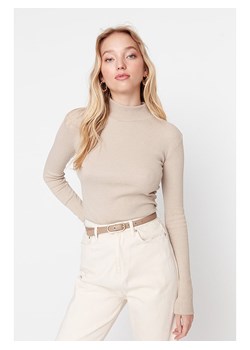 trendyol Golf w kolorze beżowym ze sklepu Limango Polska w kategorii Swetry damskie - zdjęcie 188491165