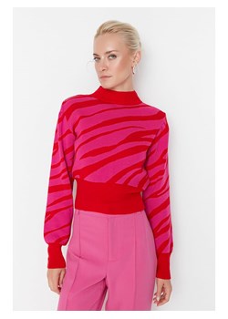 trendyol Sweter w kolorze czerwonym ze sklepu Limango Polska w kategorii Swetry damskie - zdjęcie 188491255