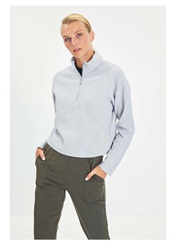 trendyol Bluza w kolorze szarym ze sklepu Limango Polska w kategorii Bluzy damskie - zdjęcie 188491627