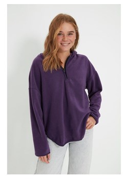 trendyol Bluza w kolorze fioletowym ze sklepu Limango Polska w kategorii Bluzy damskie - zdjęcie 188491646