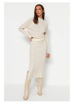 trendyol 2-częściowy zestaw w kolorze kremowym ze sklepu Limango Polska w kategorii Swetry damskie - zdjęcie 188491668